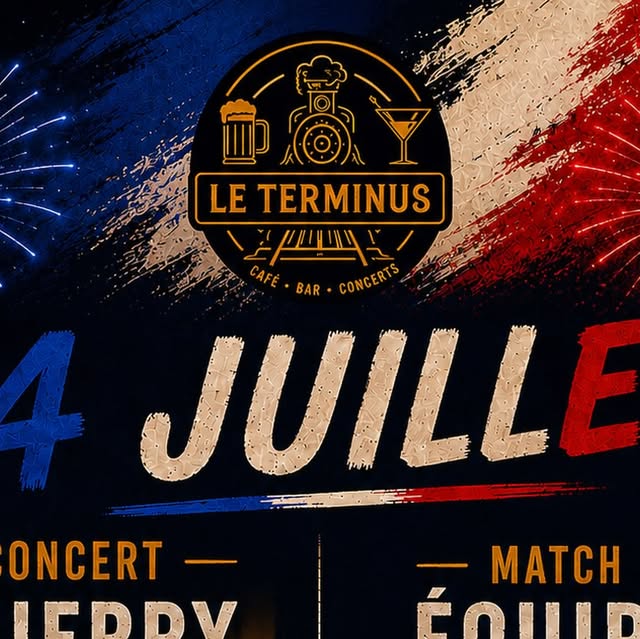 Affiche du 14 Juillet : concert, match et barbecue